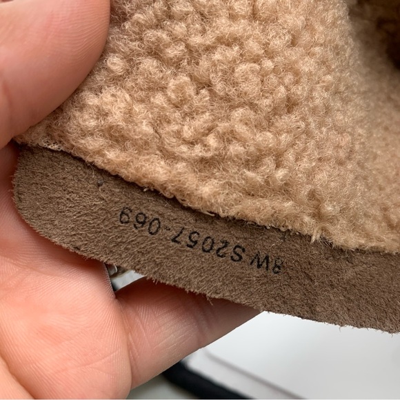 Women's Softwalk Rayne Boot tan shearling lining winter mid calf size8 Wide 1083 - Picture 8 of 11